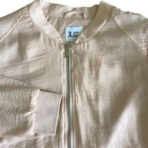 Jules and Leopold Bomber Jacket Womens Lightweight Apricot Side Pockets Large
